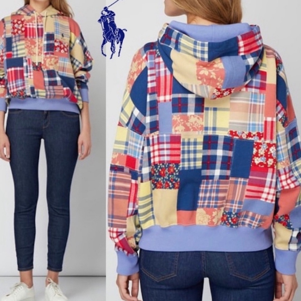 Polo Ralph Lauren Multicolor Patchwork Hoodie